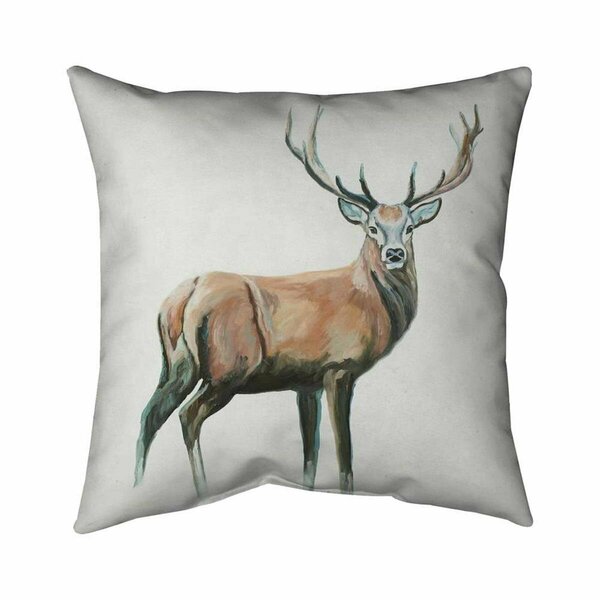 Fondo 20 x 20 in. Deer-Double Sided Print Indoor Pillow FO2792732